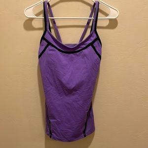 Purple lululemon tank